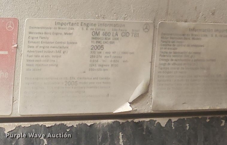 image for item LX9710 2006 Sterling AT9500  semi truck