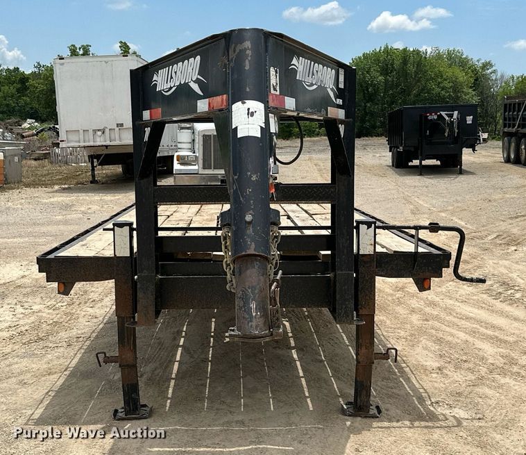 image for item MB9607 2010 Hillsboro 731T  equipment trailer