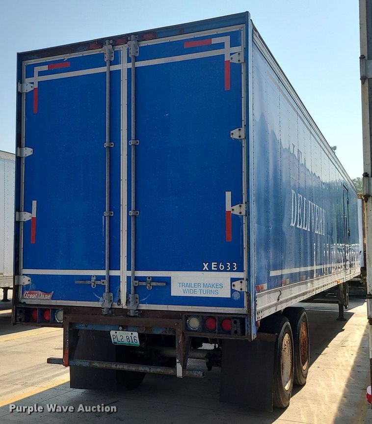 image for item MO9887 1988 Great Dane  dry van trailer