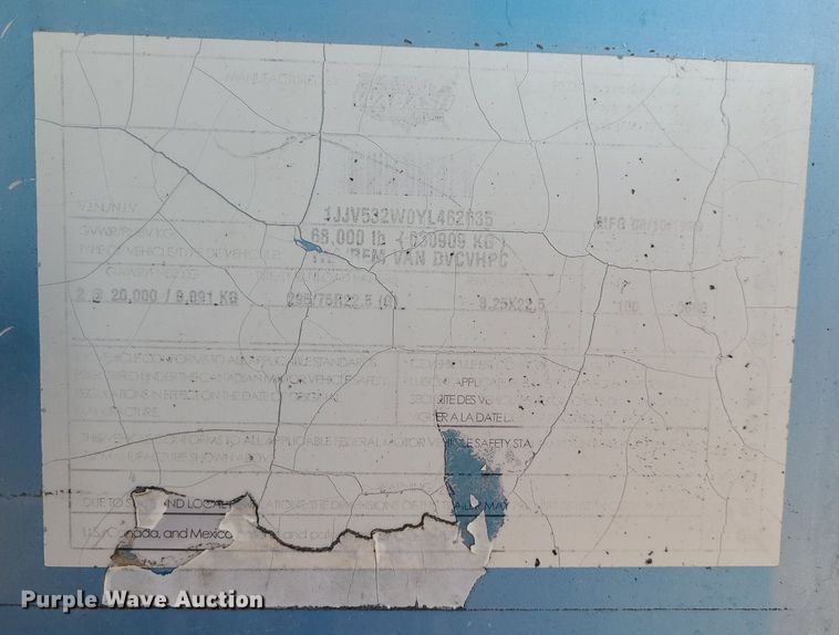 image for item MO9888 2000 Wabash  dry van trailer