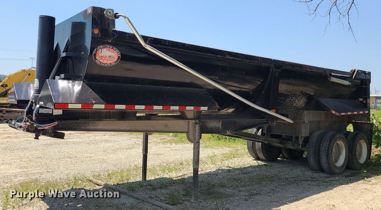 image for item MO9901 2016 CTS end dump trailer