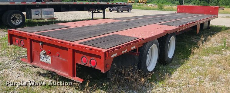 image for item MO9931 1990 Fontaine DFT-4-8048A  drop deck trailer