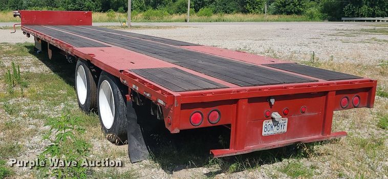 image for item MO9931 1990 Fontaine DFT-4-8048A  drop deck trailer
