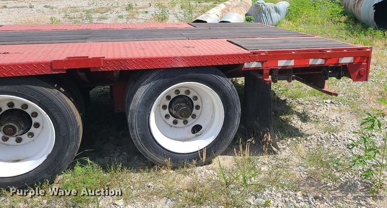 image for item MO9931 1990 Fontaine DFT-4-8048A  drop deck trailer