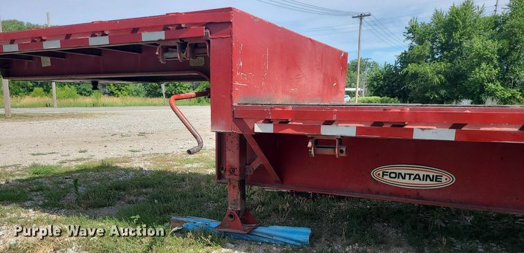 image for item MO9931 1990 Fontaine DFT-4-8048A  drop deck trailer