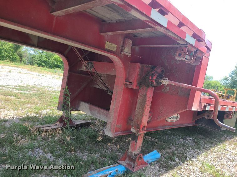 image for item MO9931 1990 Fontaine DFT-4-8048A  drop deck trailer