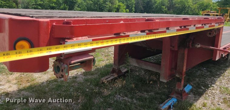image for item MO9931 1990 Fontaine DFT-4-8048A  drop deck trailer