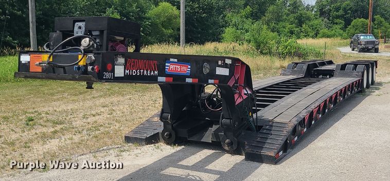 image for item MO9932 2005 Pitts  lowboy equipment trailer