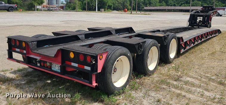 image for item MO9932 2005 Pitts  lowboy equipment trailer