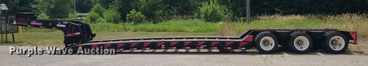 image for item MO9932 2005 Pitts  lowboy equipment trailer