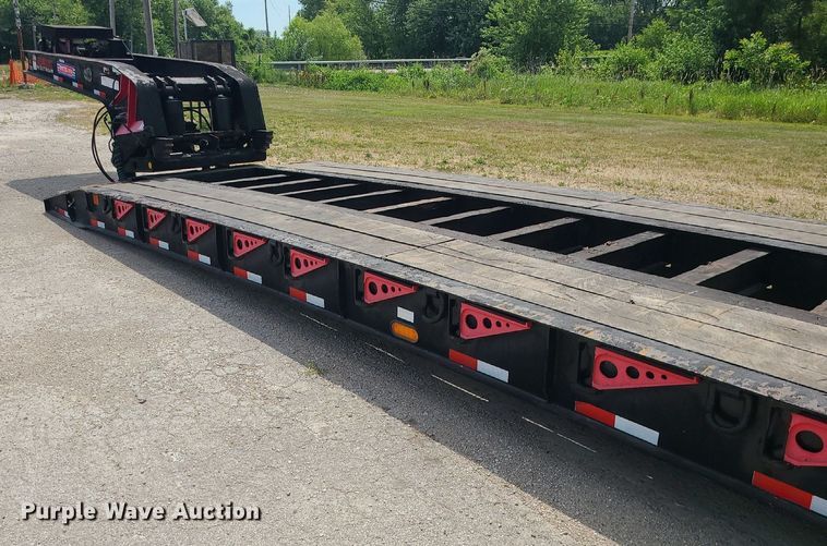 image for item MO9932 2005 Pitts  lowboy equipment trailer