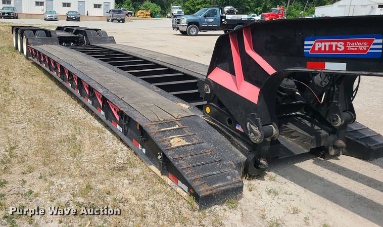 image for item MO9932 2005 Pitts  lowboy equipment trailer