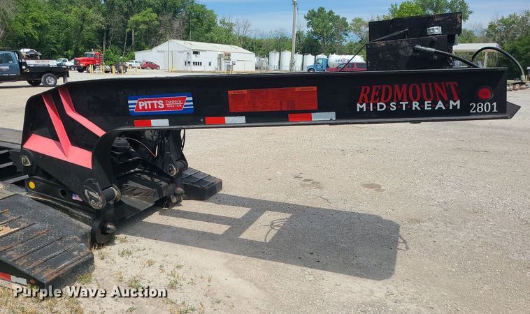 image for item MO9932 2005 Pitts  lowboy equipment trailer
