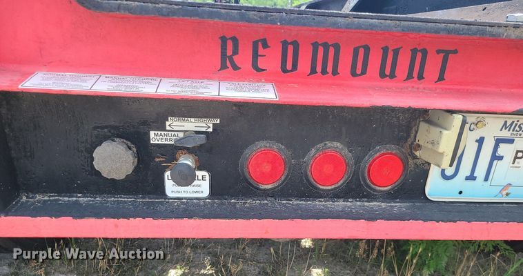 image for item MO9932 2005 Pitts  lowboy equipment trailer