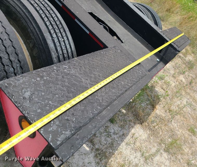 image for item MO9932 2005 Pitts  lowboy equipment trailer