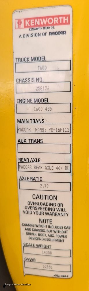 image for item MY9444 2019 Kenworth T680  semi truck