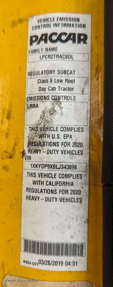 image for item MY9445 2020 Kenworth T680  semi truck