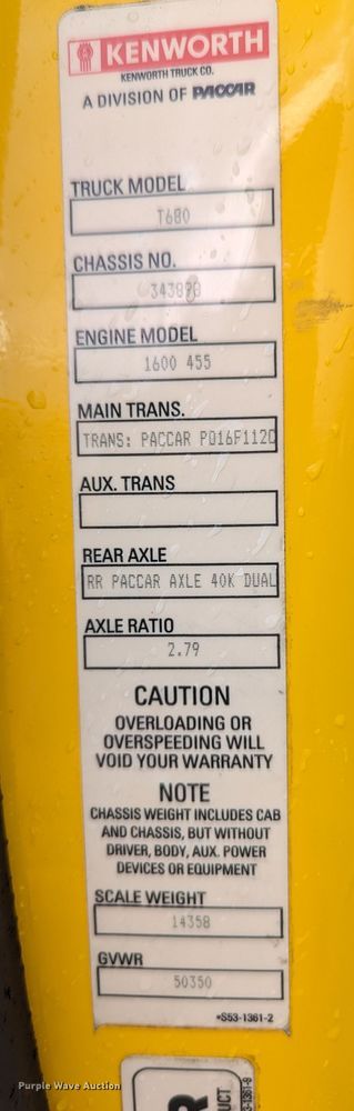 image for item MY9445 2020 Kenworth T680  semi truck