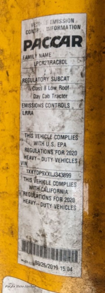 image for item MY9448 2020 Kenworth T680  semi truck