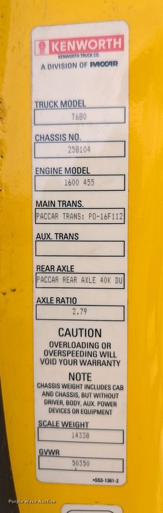 image for item MY9449 2019 Kenworth T680  semi truck