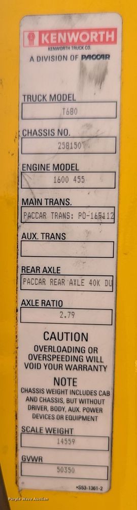 image for item MY9457 2019 Kenworth T680  semi truck