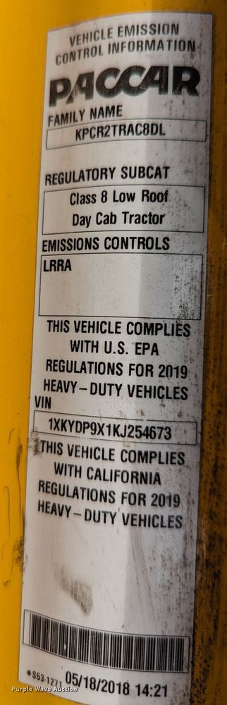 image for item MY9460 2019 Kenworth T680  semi truck