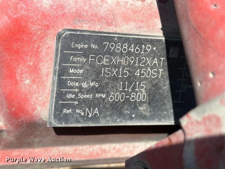 image for item NE9011 2016 International ProStar  semi truck