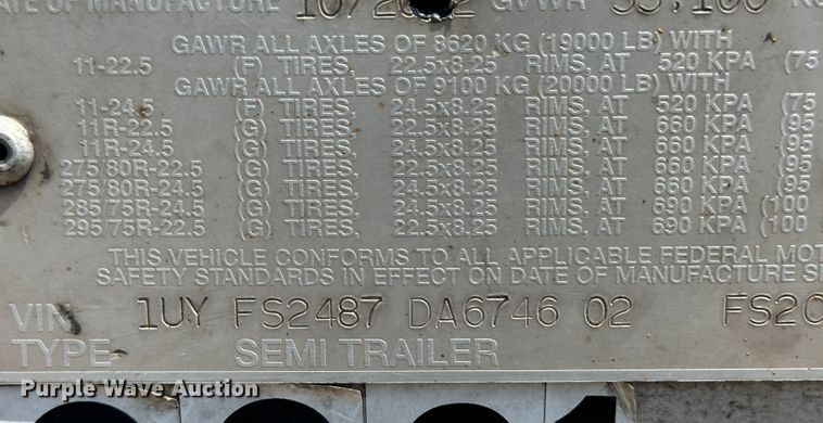 image for item NE9013 2013 Utility  flatbed trailer