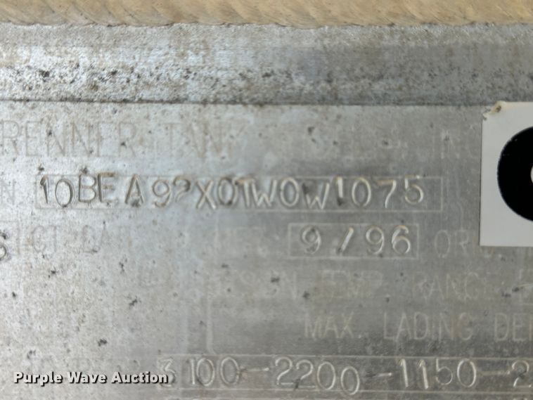 image for item NE9017 1996 Brenner  tank trailer