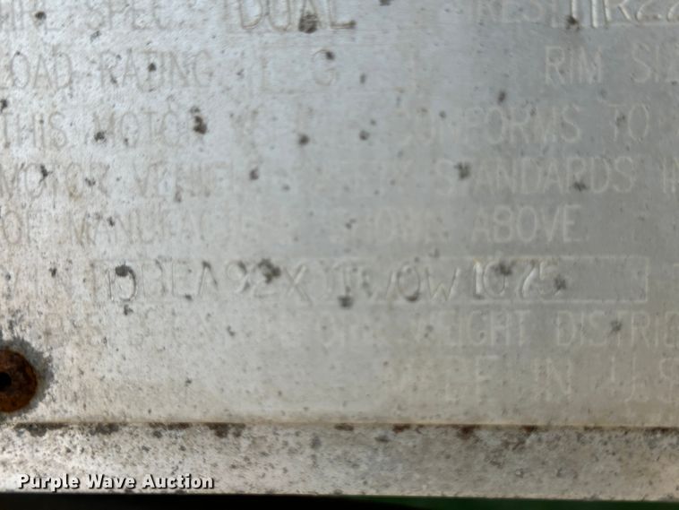 image for item NE9017 1996 Brenner  tank trailer