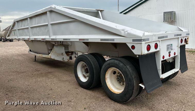 image for item NE9027 1985 Loln  bottom dump trailer