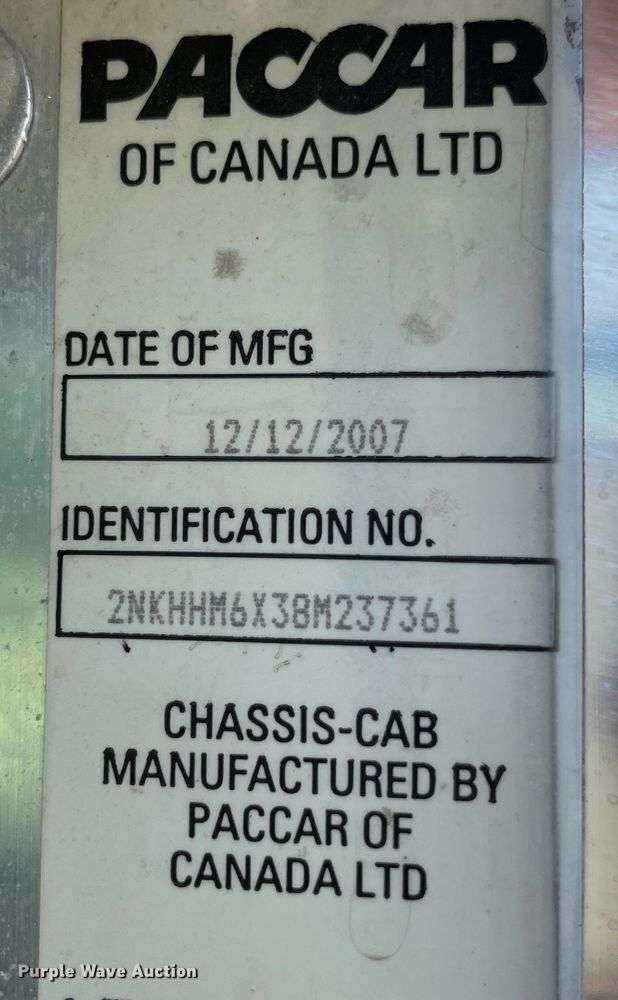 image for item NI9795 2008 Kenworth T370  box truck