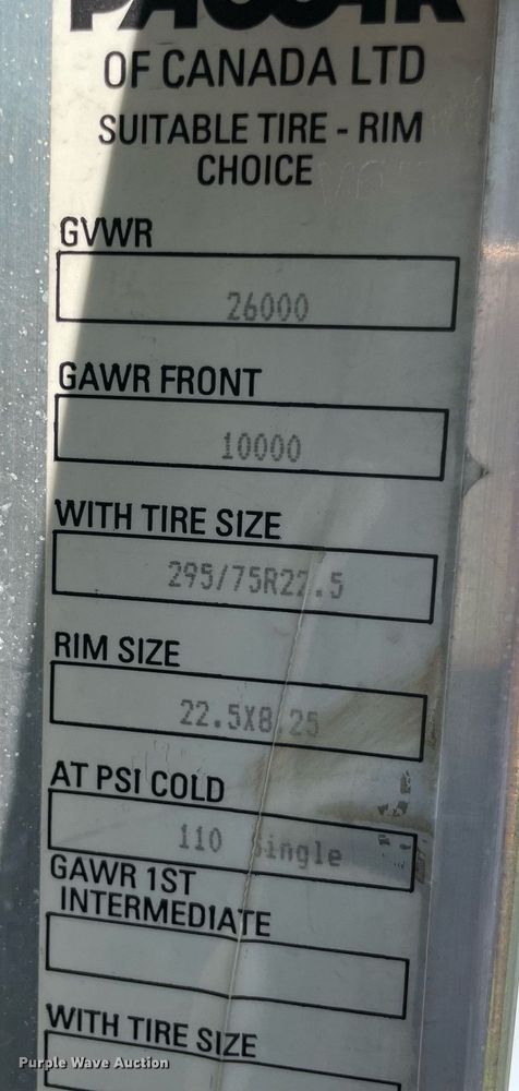 image for item NI9795 2008 Kenworth T370  box truck