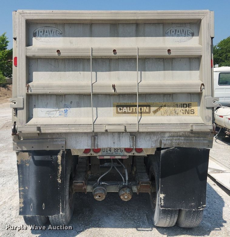 image for item OK9575 1980 Travis  end dump trailer