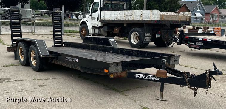 image for item AF9649 2015 Felling FT-10P  equipment trailer