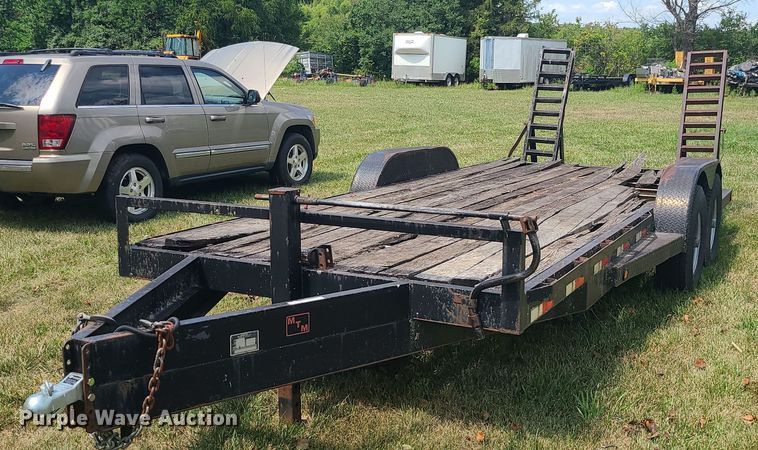 image for item BR9785 2005 Millertime Mfg  equipment trailer