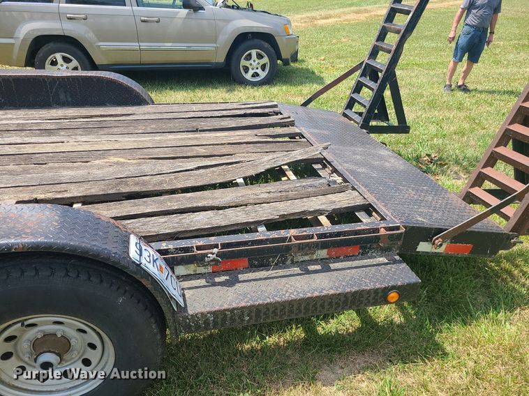 image for item BR9785 2005 Millertime Mfg  equipment trailer