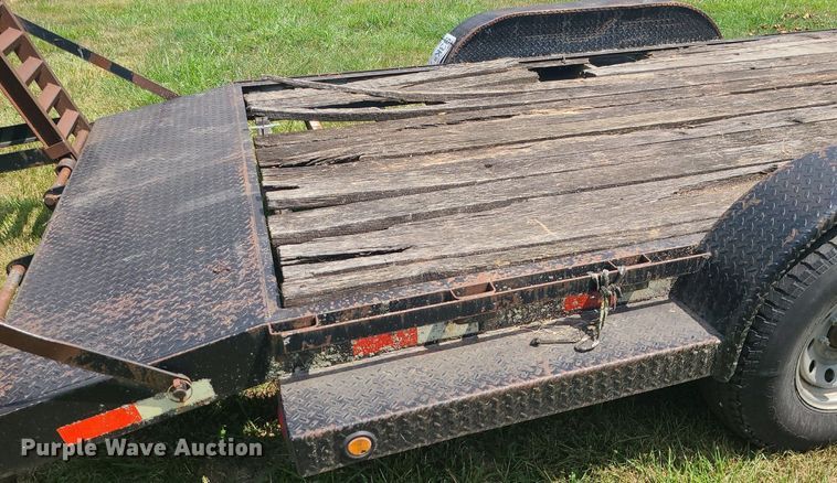 image for item BR9785 2005 Millertime Mfg  equipment trailer