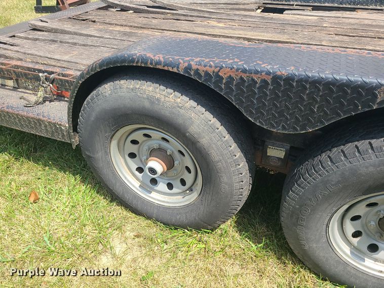 image for item BR9785 2005 Millertime Mfg  equipment trailer