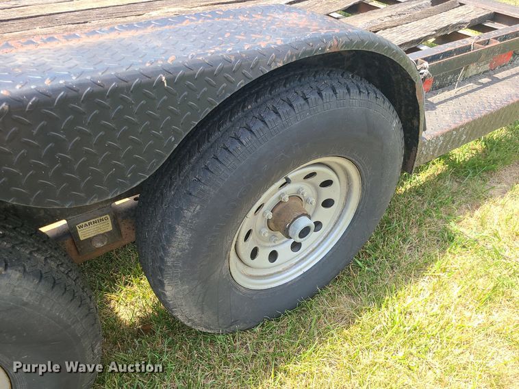 image for item BR9785 2005 Millertime Mfg  equipment trailer