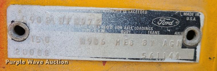 image for item BR9786 1978 Ford  dump truck