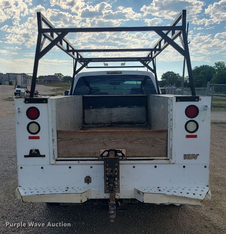 image for item BR9795 2008 Ford  F350 Super Duty  Crew Cab utility bed pickup truck