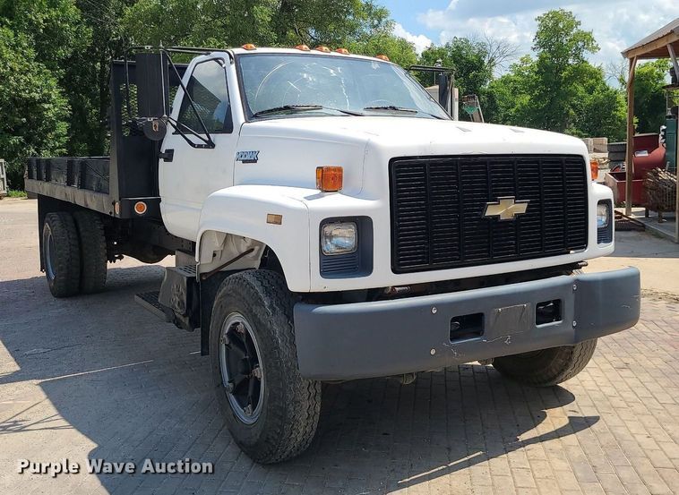 image for item BR9797 1990  Chevrolet Kodiak C70  dump flatbed truck