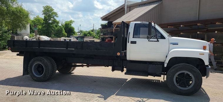 image for item BR9797 1990  Chevrolet Kodiak C70  dump flatbed truck
