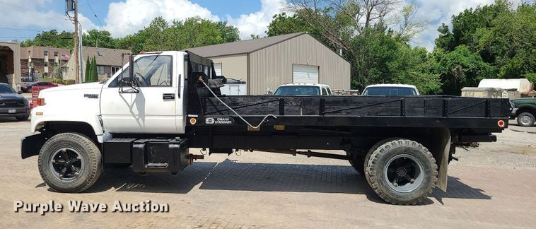 image for item BR9797 1990  Chevrolet Kodiak C70  dump flatbed truck
