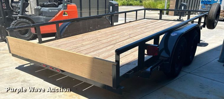 image for item DI7897 2022 Top Hat MP16X38-7E-R  utility trailer