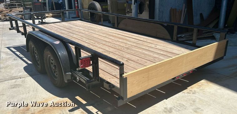 image for item DI7897 2022 Top Hat MP16X38-7E-R  utility trailer
