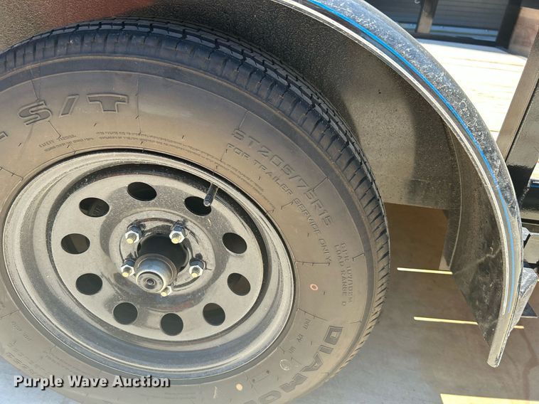 image for item DI7897 2022 Top Hat MP16X38-7E-R  utility trailer