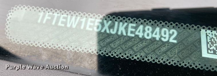 image for item DJ6181 2018 Ford F150  SuperCrew pickup truck