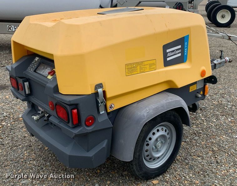 image for item DK7759 2017 Atlas Copco XAS110  air compressor